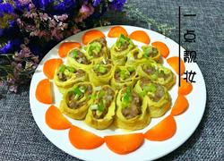 肉末鸡蛋卷