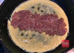 肉末鸡蛋卷的做法图解5