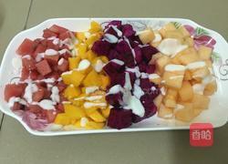 果锦#西瓜#沙拉的做法图解3