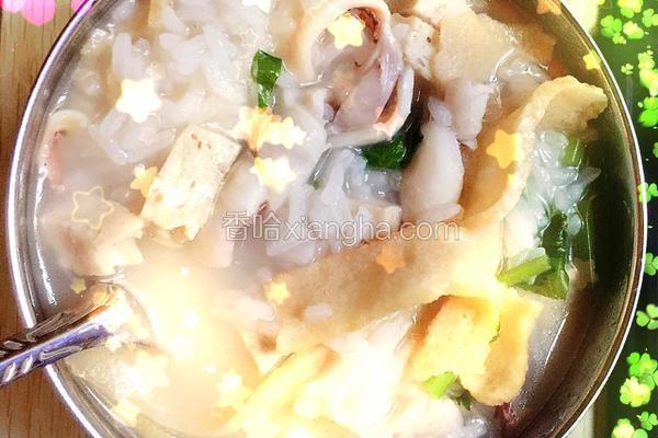 鲜美鱿鱼香粥(潮州风味)