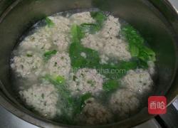 青菜肉丸的做法图解5
