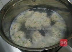 青菜肉丸的做法图解4