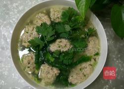 青菜肉丸的做法图解6