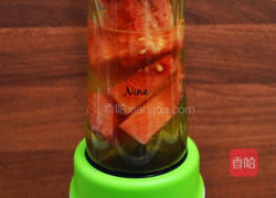 蜂蜜柠檬西瓜冰棒的做法图解3