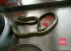 口味菜花蛇的做法图解1