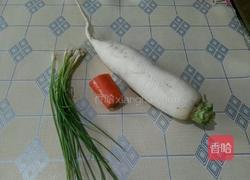 香葱拌萝卜丝的做法图解1