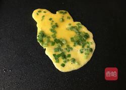 韭菜鸡蛋煎大虾的做法图解5