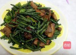 肉炒蒜香豇豆的做法图解11