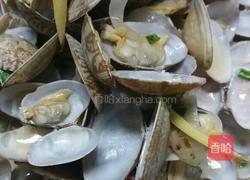 清酒炒花哈的做法图解8