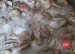 清酒炒花哈的做法图解4