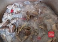 清酒炒花哈的做法图解5