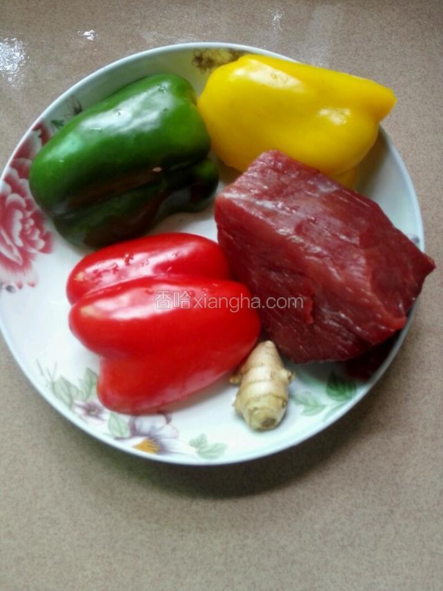 准备好食材。