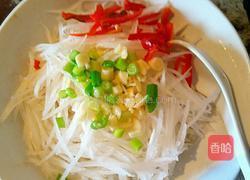 芥末油拌白萝卜的做法图解4
