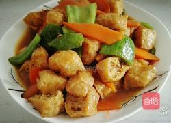 琉璃红烧豆腐的做法图解6