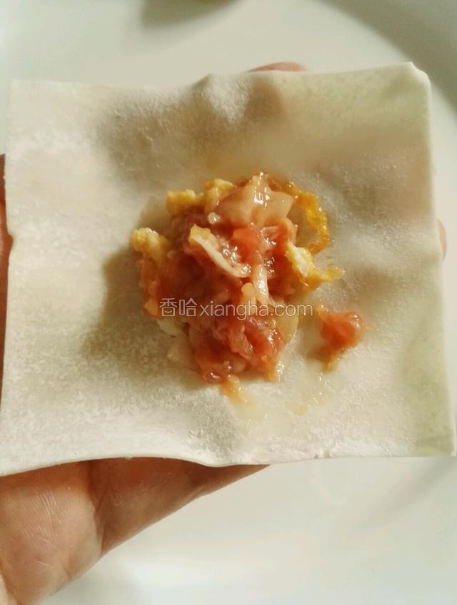 加入适量的馅