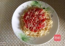 圣女果酱拌面的做法图解5