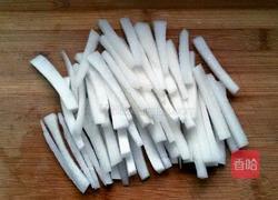 香拌萝卜干的做法图解2