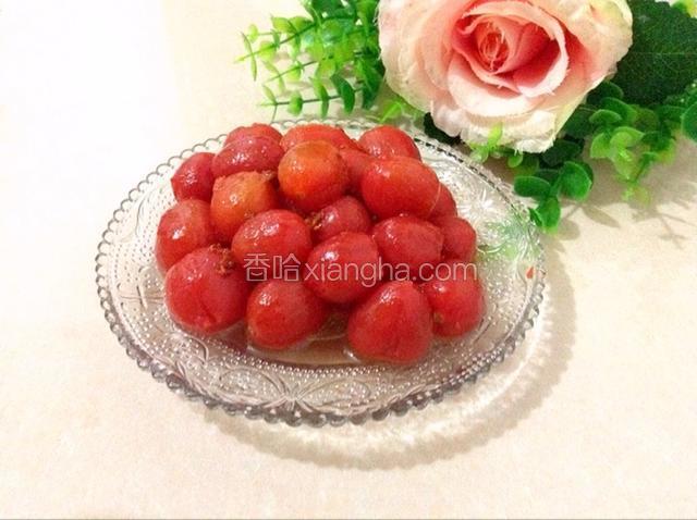 桂花蜜汁圣女果