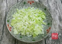 卷心菜炒饭的做法图解2