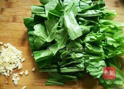 蒜香油麦菜的做法图解2