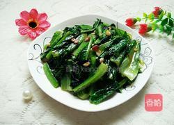 蒜香油麦菜的做法图解7