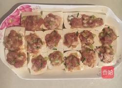 肉馅酿豆腐的做法图解4