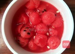 椰汁西瓜盅的做法图解4