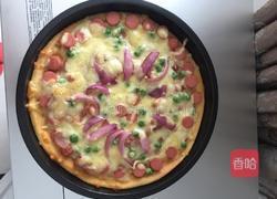 火腿培根披萨的做法图解12