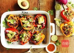 花菜赤豆烤彩椒的做法图解6