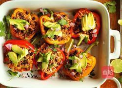 花菜赤豆烤彩椒的做法图解4