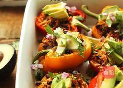 花菜赤豆烤彩椒的做法图解5