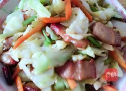 卷心菜炒五花肉的做法图解5