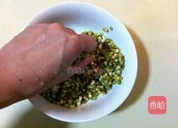可可绿豆糕的做法图解2
