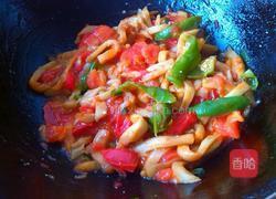 青椒西红柿炒茄子的做法图解7