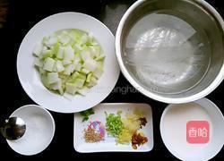 奶香冬瓜粉丝汤的做法图解1