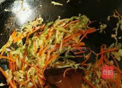 卷心菜炒饼的做法图解6