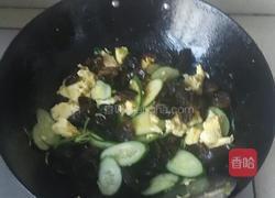 黄瓜木耳炒鸡蛋的做法图解8