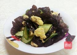 黄瓜木耳炒鸡蛋的做法图解9