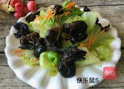 凉拌木耳卷心菜的做法图解10
