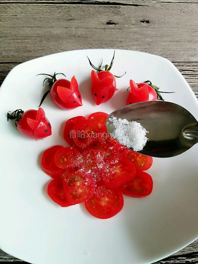撒上白砂糖