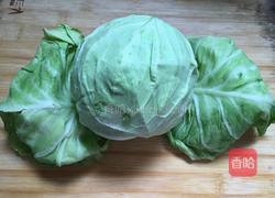 蚝油手撕卷心菜的做法图解1