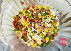 杂蔬火腿芝士卷的做法图解7