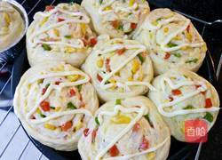 杂蔬火腿芝士卷的做法图解17