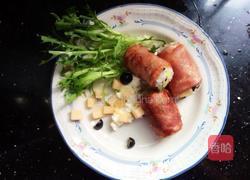 哈密瓜培根卷的做法图解7