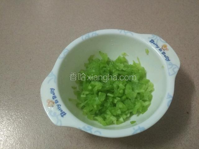 苦瓜切碎