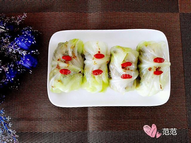 翡翠卷心菜包肉