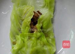 翡翠卷心菜包肉的做法图解16