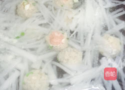 白萝卜丝丸子汤的做法图解8