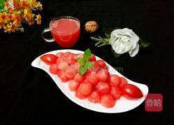  清凉一夏西瓜球的做法图解6