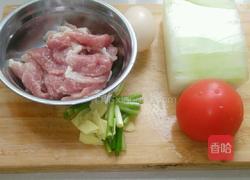冬瓜滑肉汤的做法图解1